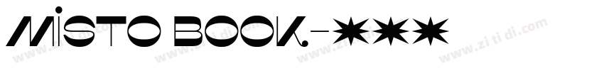 Misto Book字体转换